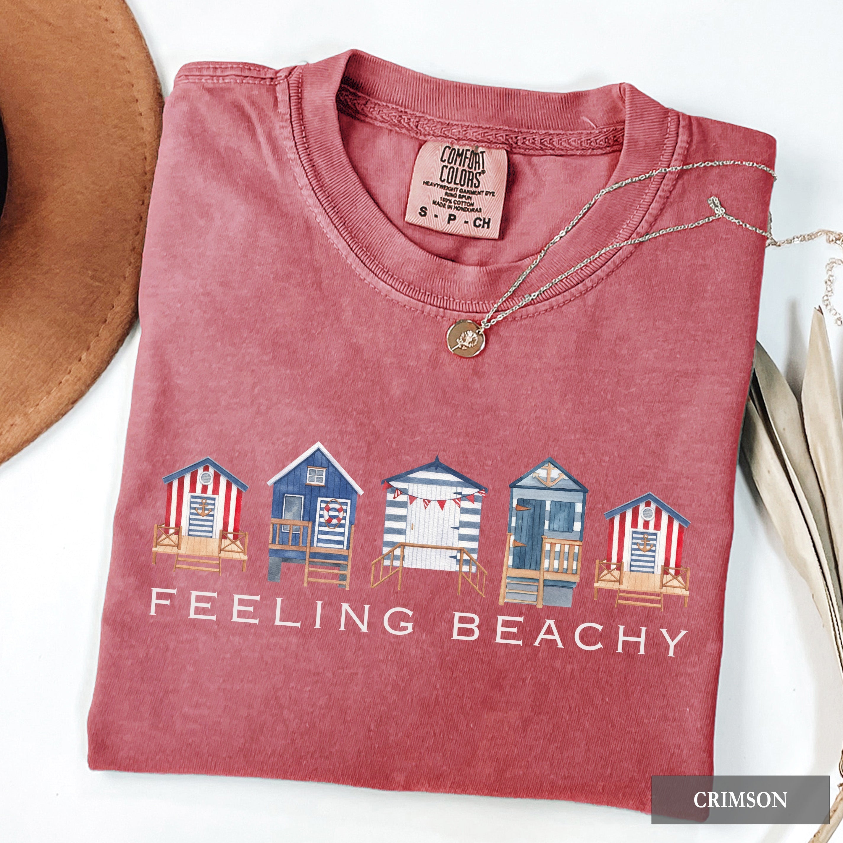 Feeling Beachy Beach Huts Comfort Colors® Shirt