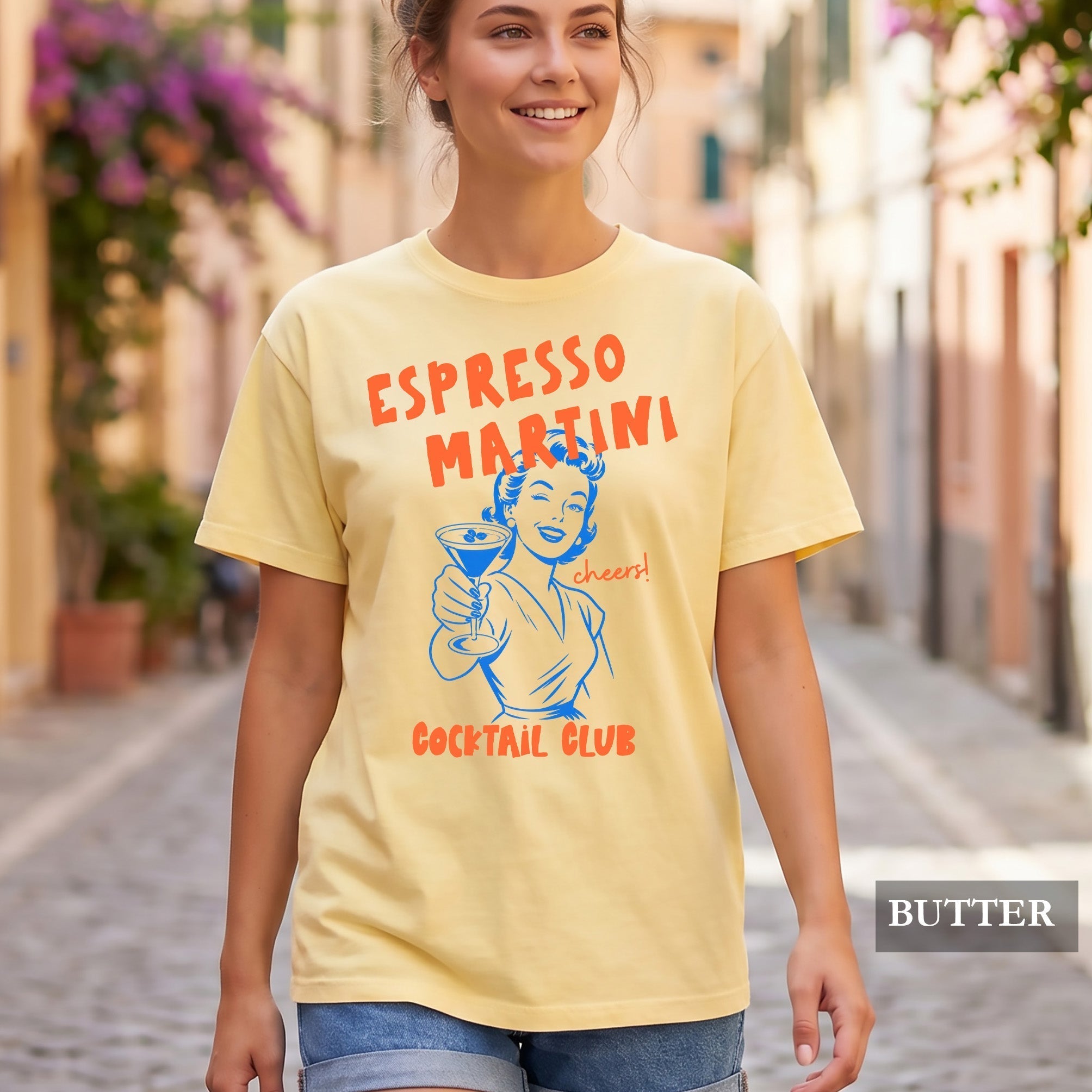 Retro Espresso Martini Comfort Colors® Shirt